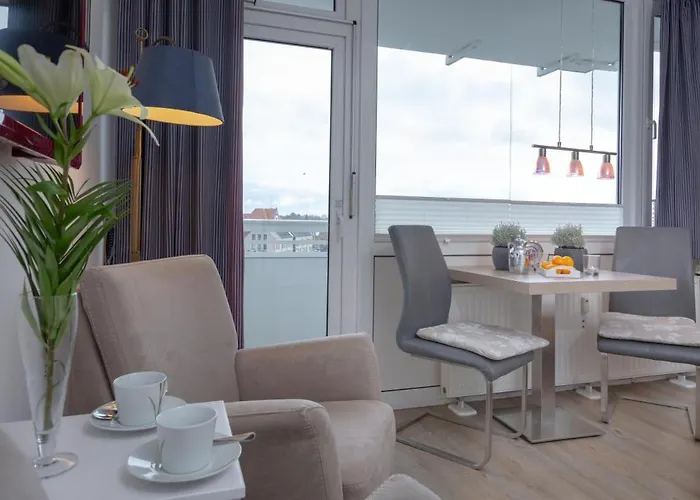 Ferienwohnung mitten in Westerland mit Balkon